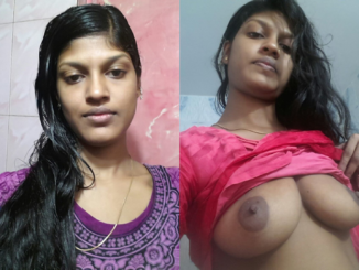 naughty village girl topless teasing big boobs