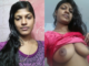naughty village girl topless teasing big boobs