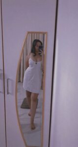 hot girlfriend suman topless selfies round boobs 001