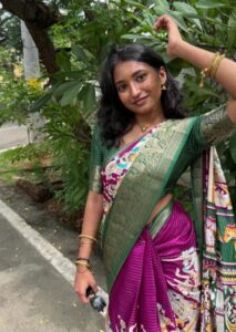 kannada girl topless on bed squeezing boobs