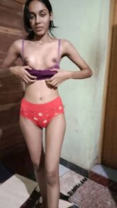 skinny indian teen with tiny boobs 001