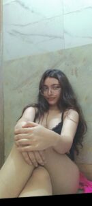 hot desi chasmees girl taking nude selfies 007