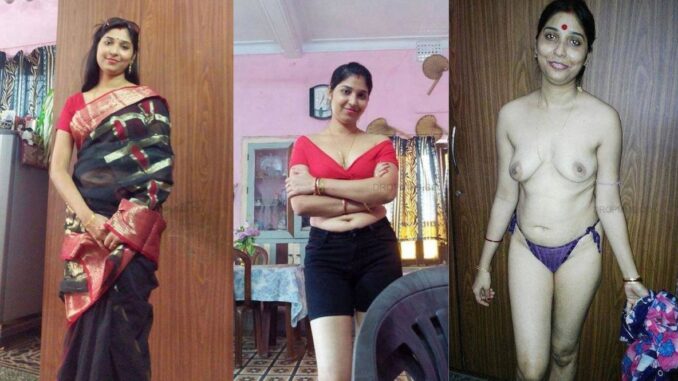 young indian wife exposing naked body
