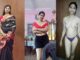 young indian wife exposing naked body
